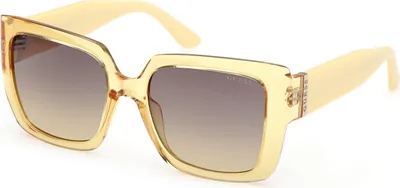 Produktbild von Guess Gu00200 Damen-sonnenbrille Gelb  Mann Gelb One Size