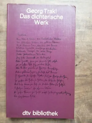 Produktbild von Georg Trakl - Das dichterische Werk dtv bibliothek