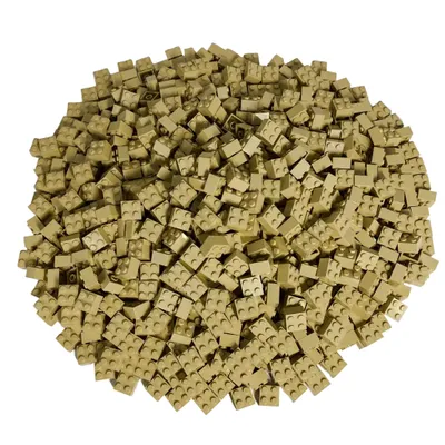 Immagine prodotto di Mattoncini LEGO® 2x2 Beige chiaro - 3003 NUOVO! Quantità 100x