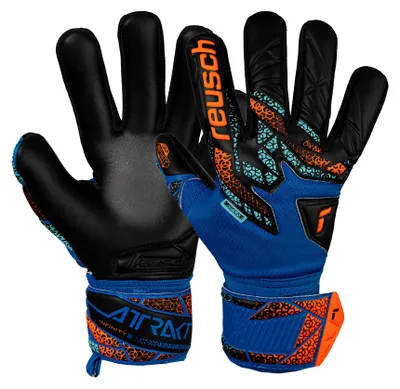 Produktbild von Reusch Torwarthandschuhe Attrakt Infinity NC Junior mit Negative Cut 4468 elect blu/shock orag/blck 8