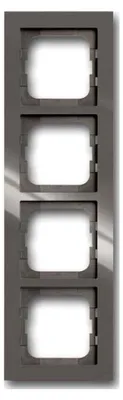 Image de Busch-Jaeger Cadre quadruple gris entree 1724-291