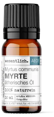 Produktbild von Myrte (10ml) - naturreines, ätherisches Öl von wesentlich