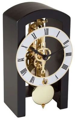 Immagine prodotto di Orologio da tavolo con movimento scheletrato nero - Hermle Modello: 23015-740721