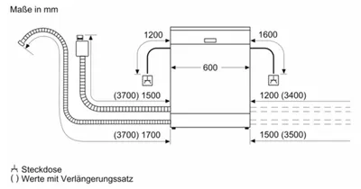 Image de Lave-vaisselle 60cm 14couverts 42db blanc - Bosch - SMS4EMW06E - série 4