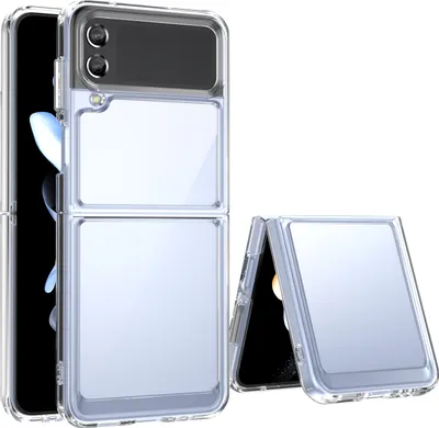 Produktbild von SchutzHülle Cover Bumper Für Samsung Galaxy Z Flip 4 TPU+Acryl Schutzhülle Transparent