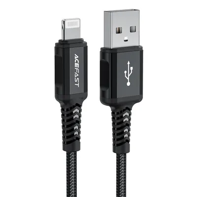 Obrázok produktu pre ACEFAST C4-02, 1,8 m, Lightning, USB C, Samec, Samec, Čierna