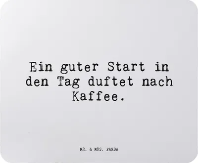 Produktbild von Mr. & Mrs. Panda mauspad laptop Ein guter Start in... - Aquarellblau - Geschenk, computer mousepad, Büro, Sprüche, Freundin, Kaffee, Kollegen, Mouse Pad, Guten Morgen, pc