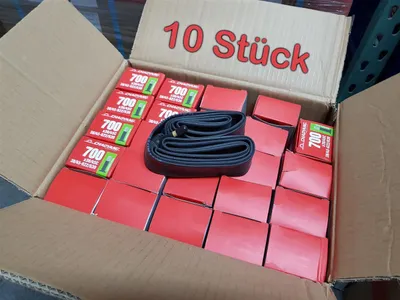 Produktbild von 10 Stück 28 Zoll CHAOYANG Fahrrad Schlauch Schläuche 38/45-622/630 AV Ventil