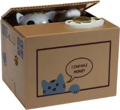 Produktbild von Kitty Bank Schlaue Katze Elektronische Spardose