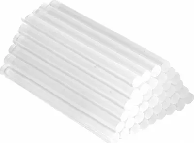 Produktbild von Schmelzklebebalken Workpro Durchsichtig Ø 7 x 100 mm (100 Stück)