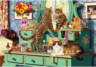 Immagine prodotto di Puzzle ANATOLIANI Tavola da toeletta per gatti 260 pezzi