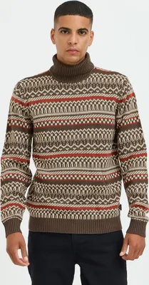 Produktbild von Blend BHPullover Herren Rollkragenpulllover Strickpullover Grobstrick Pullover mit Rollkragen Rippbündchen Regular fit