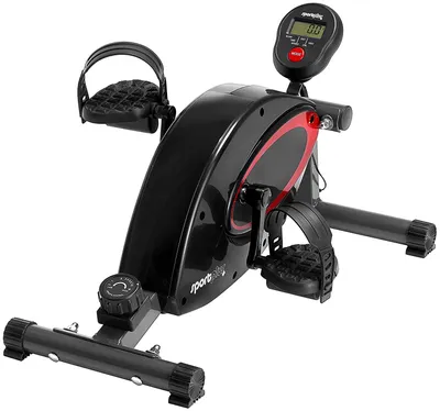 Produktbild von SportPlus I Mini-Heimtrainer für Zuhause I  kleiner Beintrainer inkl. Trainingscomputer, Pedaltrainer, 8 Widerstandsstufen, Pedale wie beim Crosstrainer, SP-HT-0001