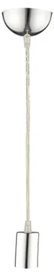 Produktbild von Lampenaufhängung, E27 Lampenfassung mit Kabel, 150CM Schnurpendel Chrom EC1529