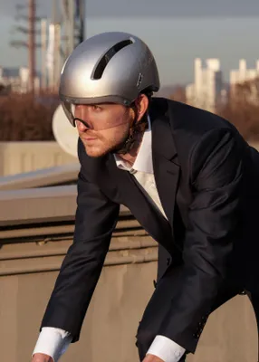 Zdjęcie produktu dla Kask Rowerowy HJC CALIDO PLUS Biało-Szary r.L