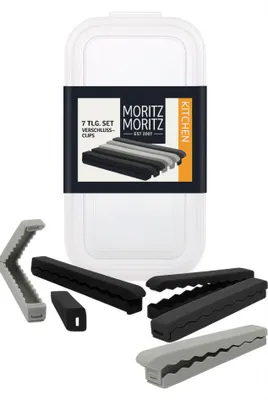 Produktbild von MORITZ & MORITZ Kitchen Verschlussclips 7-tlg. luftdicht wiederverwendbar