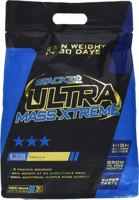Produktbild von Stacker2 Ultra Mass Xtreme – 4000 g Vanilla