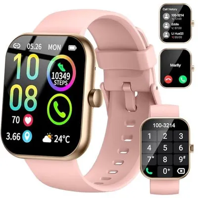 Produktbild von Jugeman Smart Watch, mit Bluetooth Anrufe, Pulsmesser Schlafmonitor, Wasserdicht