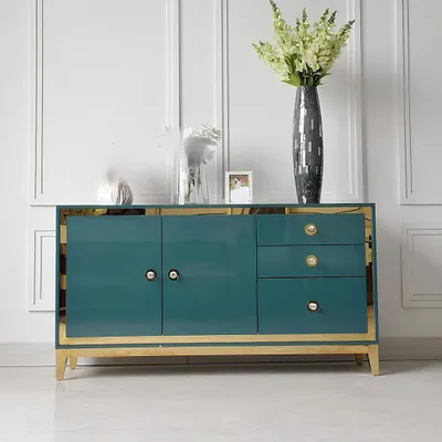 Produktbild von Kommode Hoch Schrank Side Low Board Kommoden Designer Edel Luxus Schränke Holz