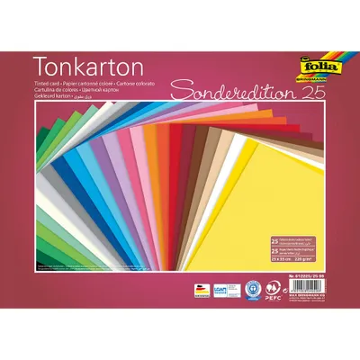 Obrázok produktu pre folia 612225/25 99 folia kartón, (š)250 x (v)350 mm, 220 g/m², rôzny
