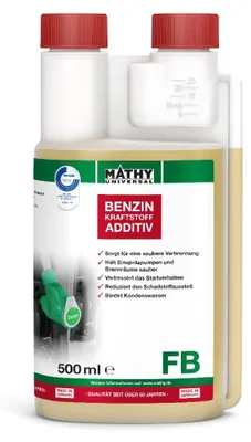 Produktbild von MATHY-FB Benzin-Kraftstoff-Addiitv 500 ml - Benzin-Additiv für dauerhafte Kraftstoffpflege