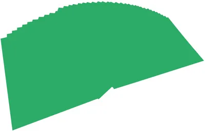 Produktbild von Folia 614/50 54, Grün, Einfarbig, A4 (210 x 297 mm), 300 g/m², 50 Blätter, Deutschland