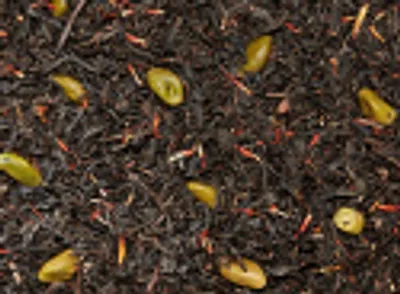 Produktbild von 1 kg Schwarzteemischung Pistazientrüffel aromatisiert
