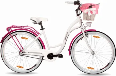 Obrázok produktu pre Dámsky mestský bicykel Goetze Style 28" – 3 rýchlosti Nexus, oceľový rám 18", LED osvetlenie, košík