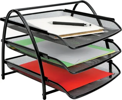 Image de ALBA MESHTRAY3 N ALBA Briefablage "MESHTRAY3", DIN A4, Drahtmetall, schwarz