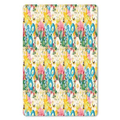 Produktbild von MuchoWow® Mauspad Mousepad Blumen - Anemone - Collage - Farben 40x60 cm - Mousepads - Maus Mat - Pad - Mausunterlage - Schreibtisch Accesoire