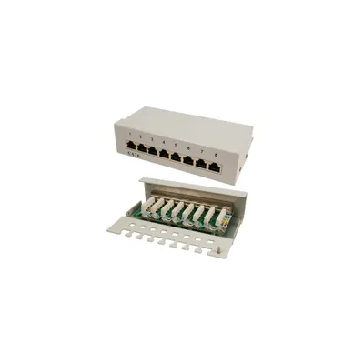 Produktbild von LogiLink Patchpanel 8-Port RJ45  Cat6 geschirmt