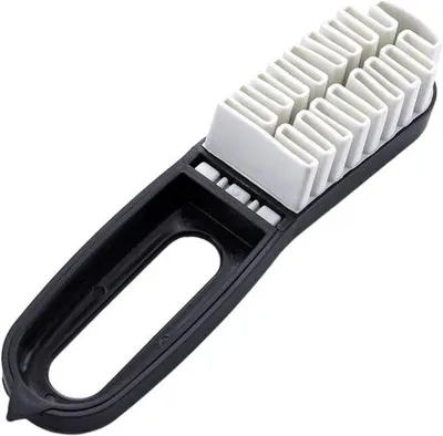 Imagen del producto de Cepillo de limpieza de calzado eficaz con mango, goma suave, limpieza efectiva, limpieza de calzado, limpiador para zapatillas deportivas