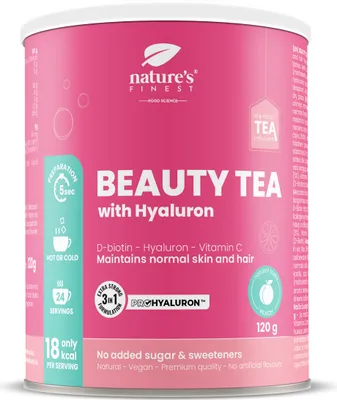 Produktbild von Nature's Finest Beauty Tea - mit Hyaluronsäure, Biotin & Kollagen - 120 g