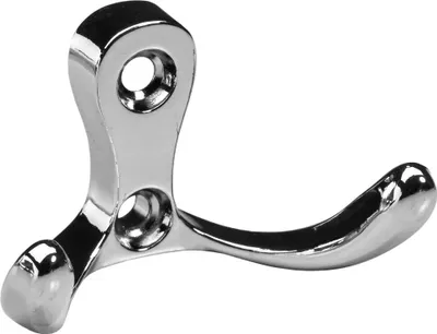 Produktbild von Hettich Mantelhaken 3,1 x 5,8 x 2,9 cm Zinkdruckguss verchromt - 1 Stück