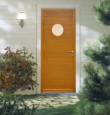 Immagine prodotto di Porta d'ingresso in legno con vetrata Laura 3, H.215xL.90 cm, lato tavolo P. sinistra GD MENUISERIES