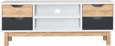Produktbild von TV Schrank Lowboard Fernsehtisch Unterschrank Sideboard 118x45x35 cm 4 Schublade