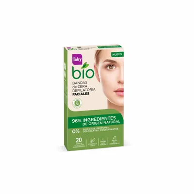Produktbild von Gesichts-Enthaarungsstreifen Bio Natural Taky (20 uds)
