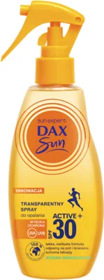 Obrázok produktu pre DAX Sun Transparentný opaľovací sprej SPF30+ 200ml