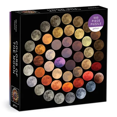 Imagen del producto de Galison Puzzle "Colores del Mes", 500 piezas