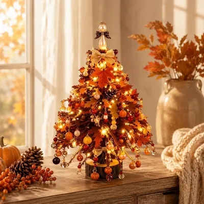 Produktbild von DIY-Bastelset für einen Weihnachtsbaum aus Perlen, Tischdekoration für Erwachsene
