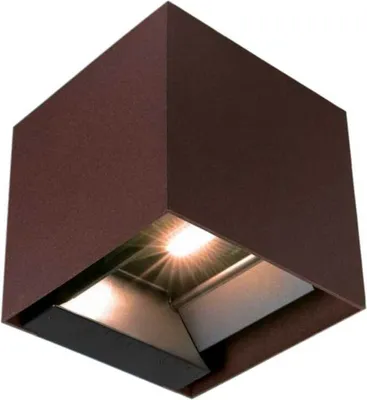 Image de Applique murale solaire extérieure 9W 800lm avec détecteur IP65 corten V-TAC VT-409CCT-C