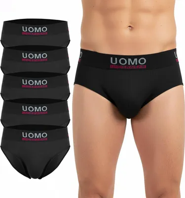 Produktbild von GIANVAGLIA Herren Slip nahtlos Mikrofaser M/L in schwarz– 10er Pack – bequem & elastisch