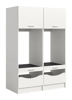 Produktbild von Waschmaschinenschrank Set Free 4 | weiß | 2-teilig