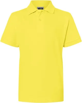Produktbild von James & Nicholson Poloshirt Classic Junior,Gr. M,gelb