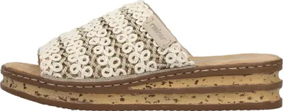 Produktbild von Rieker Damenpantolette creme-gold/ginger 629X860 (42/creme-gold/ginger)