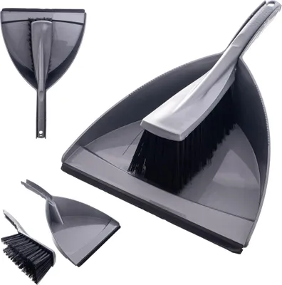 Image de KADAX Balai avec pelle 33cm Gris