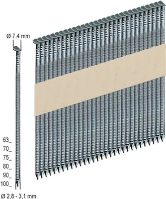 Produktbild von Halbkopfnägel Prebena PR28/75BK 4000 St.