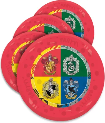 Produktbild von 4 Partygeschirr Set Harry Potter Teller 21 cm -