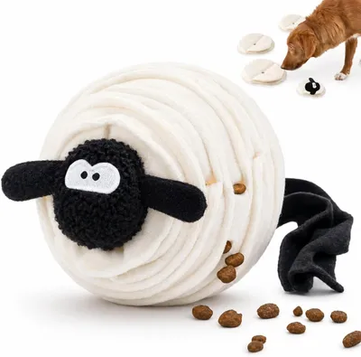 Produktbild von Intelligenzspielzeug für Hunde: Schnüffelball mit Futterversteck