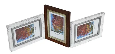 Immagine prodotto di GALERIE Multirama FLASH per foto 15 x 21 cm TRIPLO orizzontale/verticale/orizzontale BIANCO/ROSSO/BIANCO